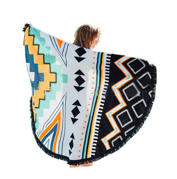 Native pattern beach blanket