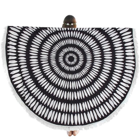 Round Hippie Beach Blanket