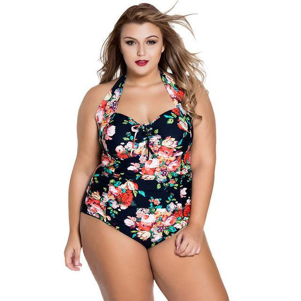 Plus size Monokini in four styles