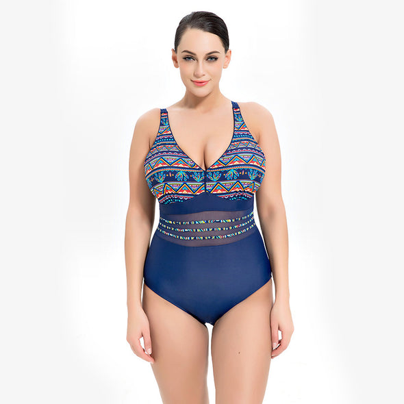 Plus Size Push Up Swimsuit