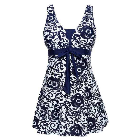 Halter One-piece Swimsuit Plus Size