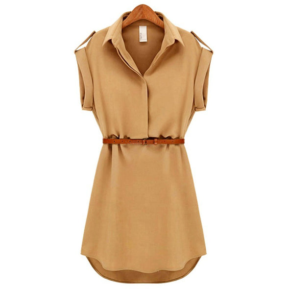 Short sleeveless summer dress