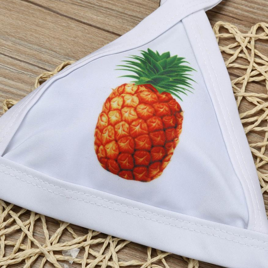 Pineapple pattern bikini