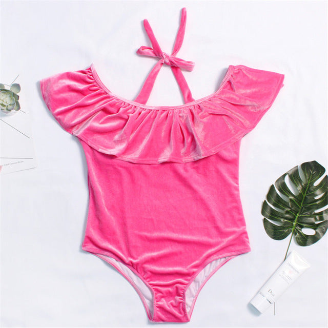 Plus Size Ruffle Swimsuit in six colors