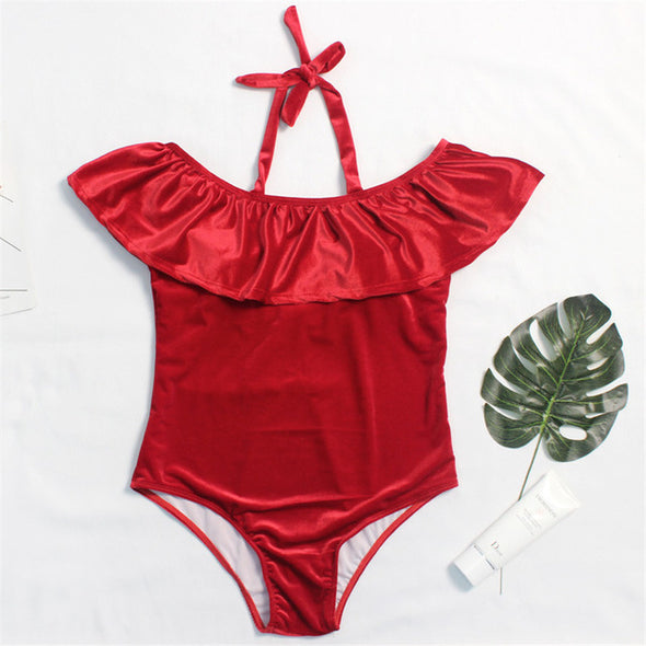 Plus Size Ruffle Swimsuit in six colors
