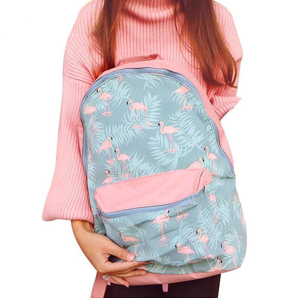 Pink Flamingo Backpack