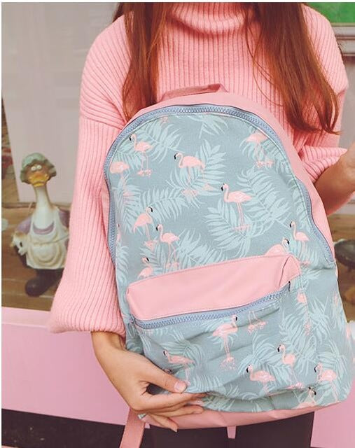 Pink Flamingo Backpack
