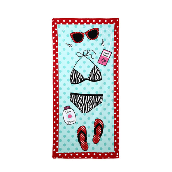Funny & colorful beach towels