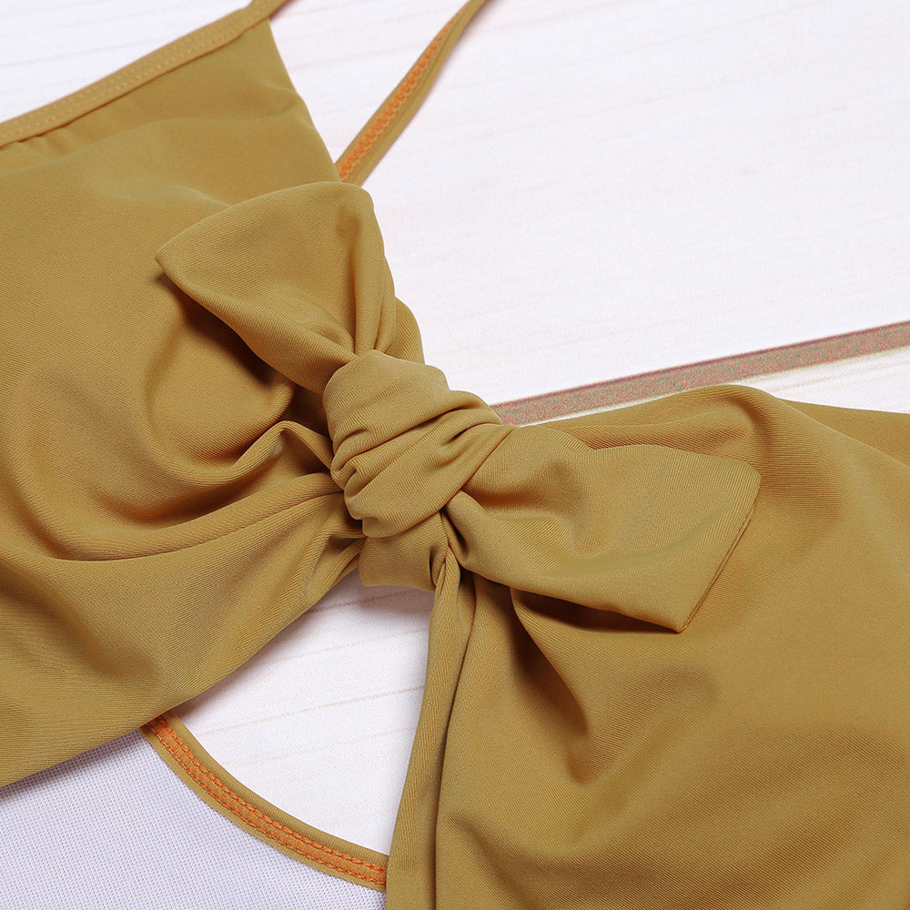 Monokini with bow in 3 different colors