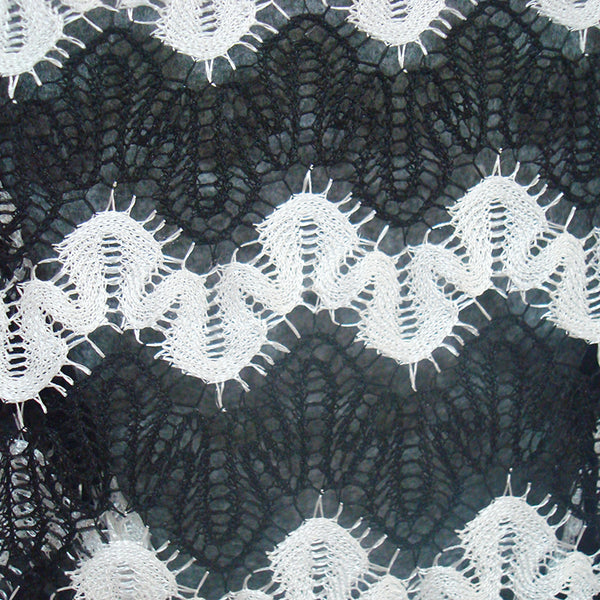 Translucent long cover up in black and white – Selkie Swimwear